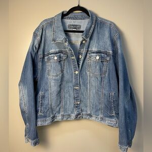 Maurices plus size Blue Denim Jacket